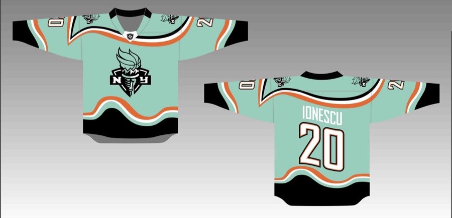 Liberty x Islanders fisherman crossover jersey